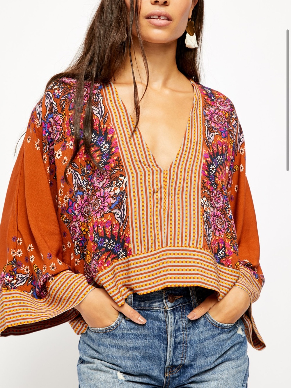 Free People Mix and Match Blouse